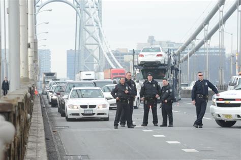 accident on gwb today|George Washington Bridge traffic delays after accident